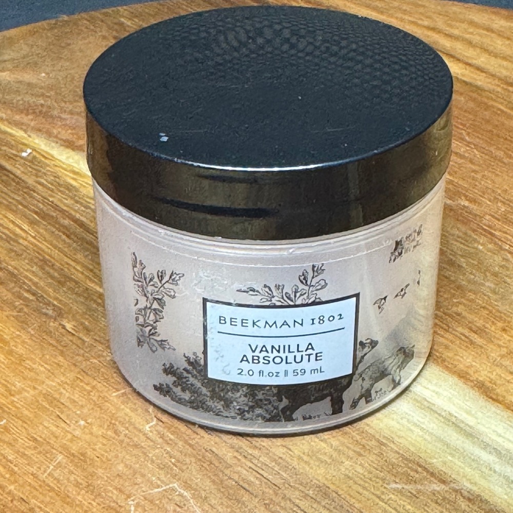 Beekman 1802 Vanilla Absolute Whipped Body Cream 2.0 fl oz 59 mL Travel Size